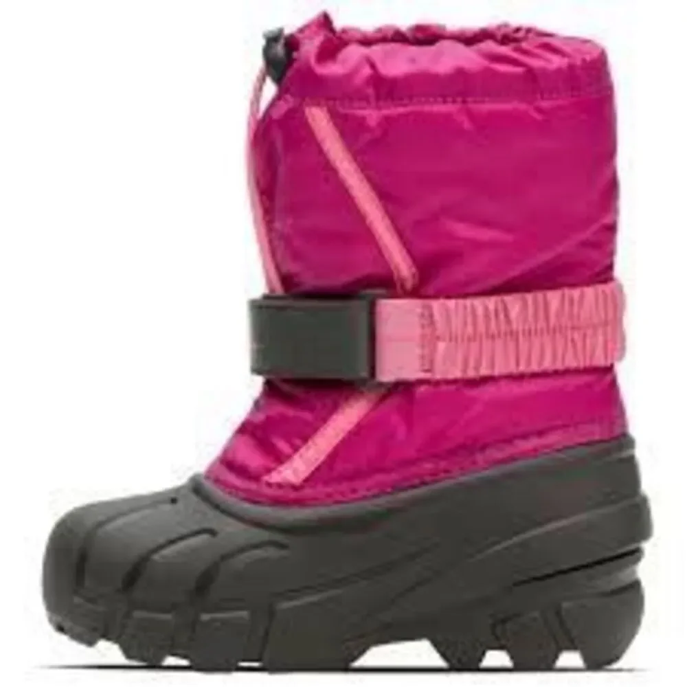 Sorel Big Kids Size 4 Flurry Boots Blooming Pink Winter Snow Waterproof Thermal